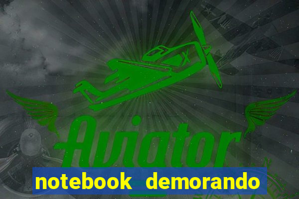 notebook demorando para ligar tela preta